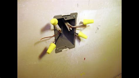 dry wall junction box|installing electrical box on drywall.